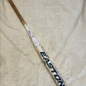 Easton Baseball Bat - White and Brown